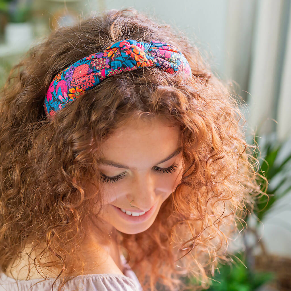 Liberty Padded Knot Headband - Capel G Print - Image 6