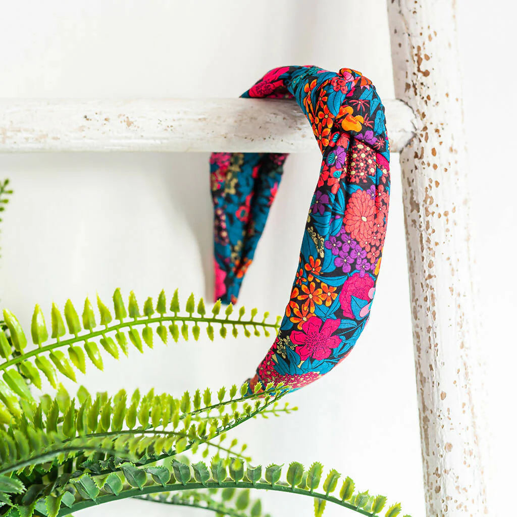 Liberty Padded Knot Headband - Ciara C Print - Image 5