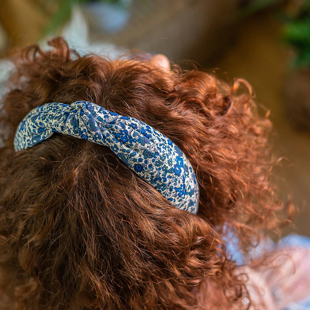 Liberty Padded Knot Headband - Emma and Georgina B Print - Image 3