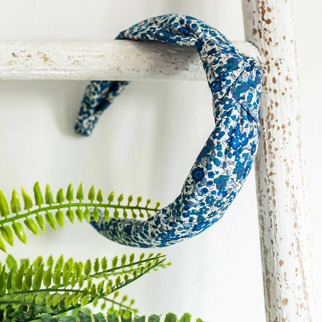Liberty Padded Knot Headband - Emma and Georgina B Print - Image 4