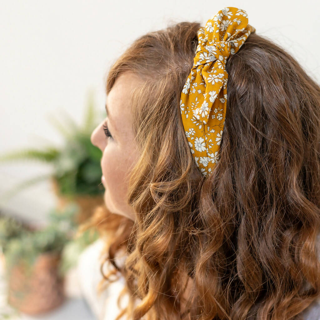 Liberty Side Bow Headband - Capel G Print - Image 2