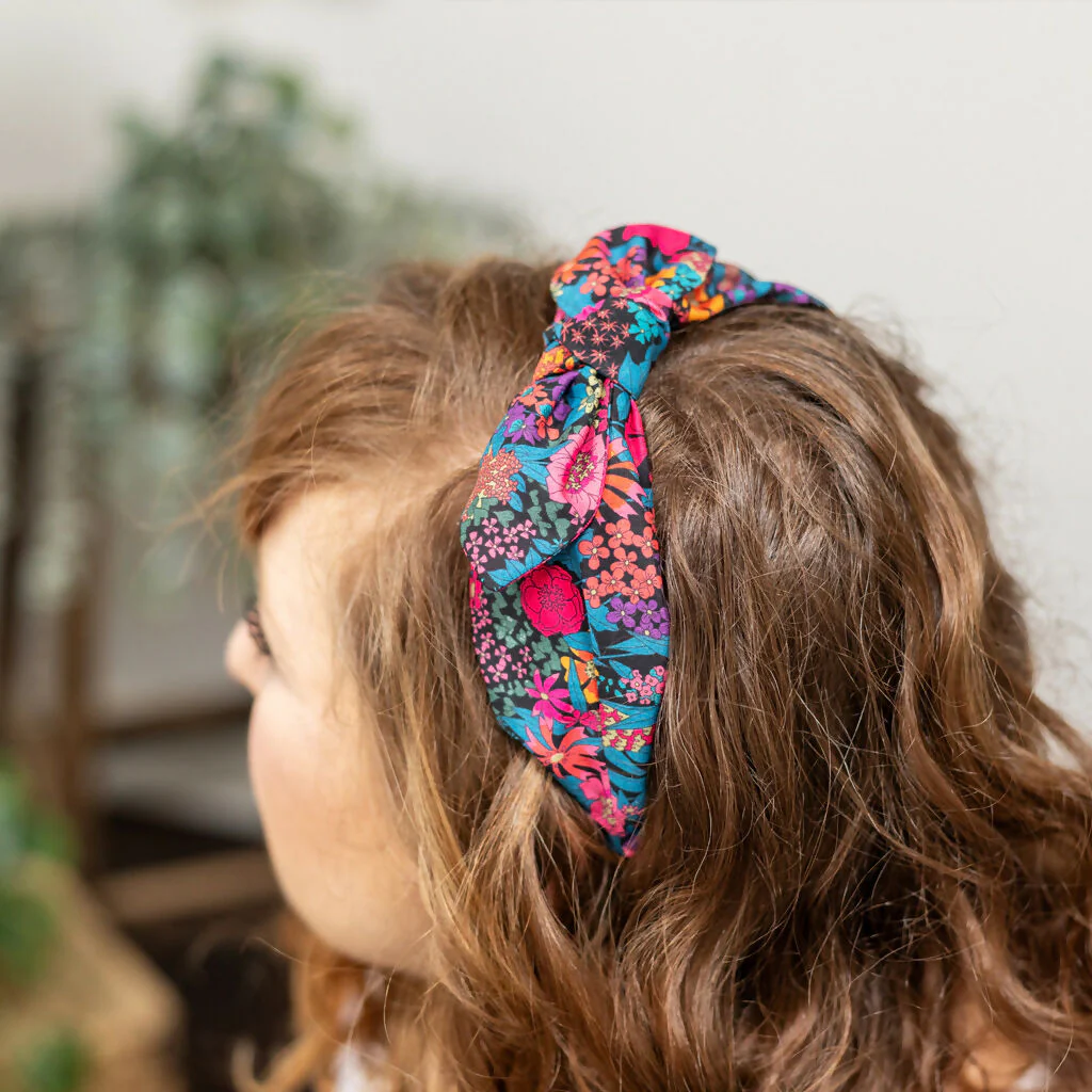 Liberty Side Bow Headband - Ciara C Print - Image 3