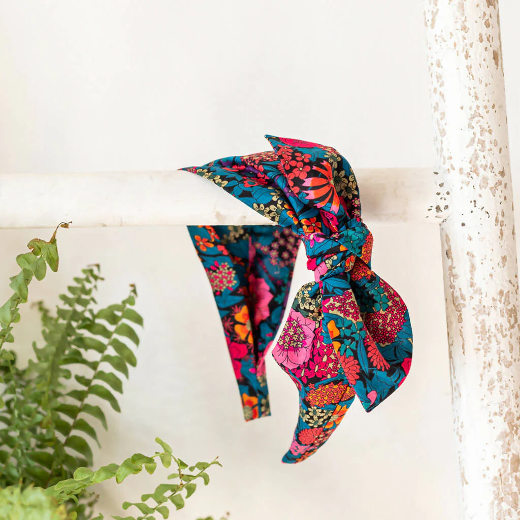Liberty Side Bow Headband - Ciara C Print - Image 4