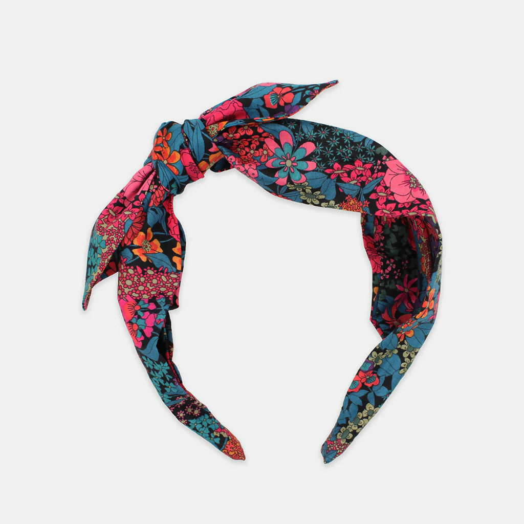 Liberty Side Bow Headband - Ciara C Print - Image 5