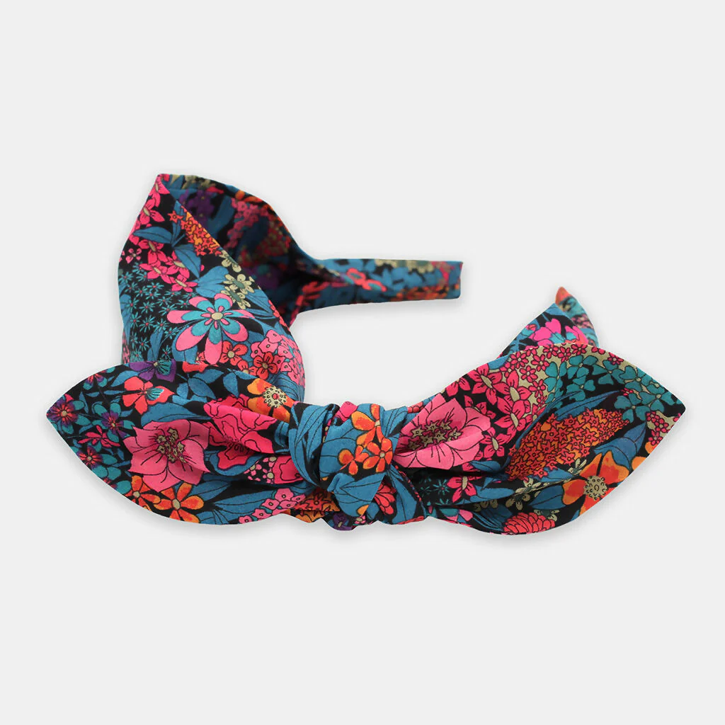 Liberty Side Bow Headband - Ciara C Print - Image 6