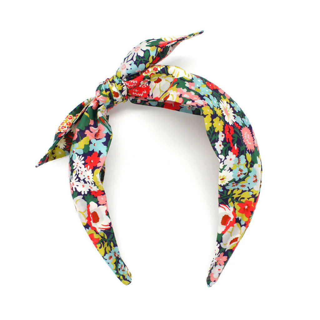 Liberty Side Bow Headband - Thorpe C Print - Image 5