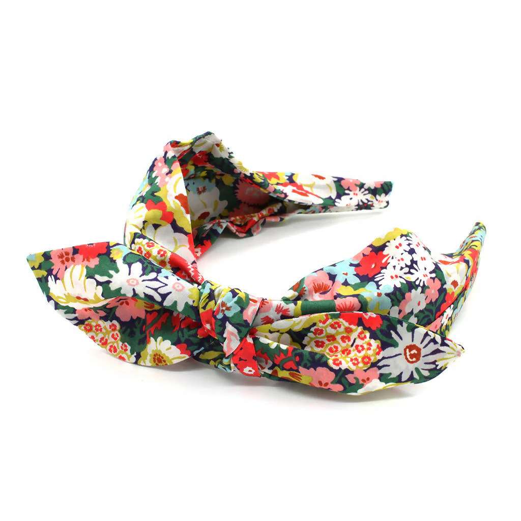 Liberty Side Bow Headband - Thorpe C Print - Image 6