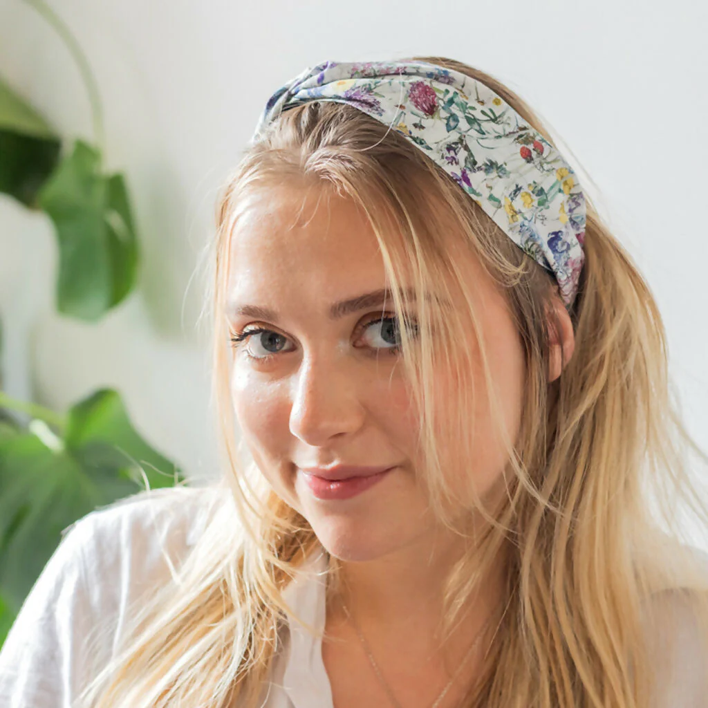Liberty Twist Headband - Wild Flowers Print - Image 2