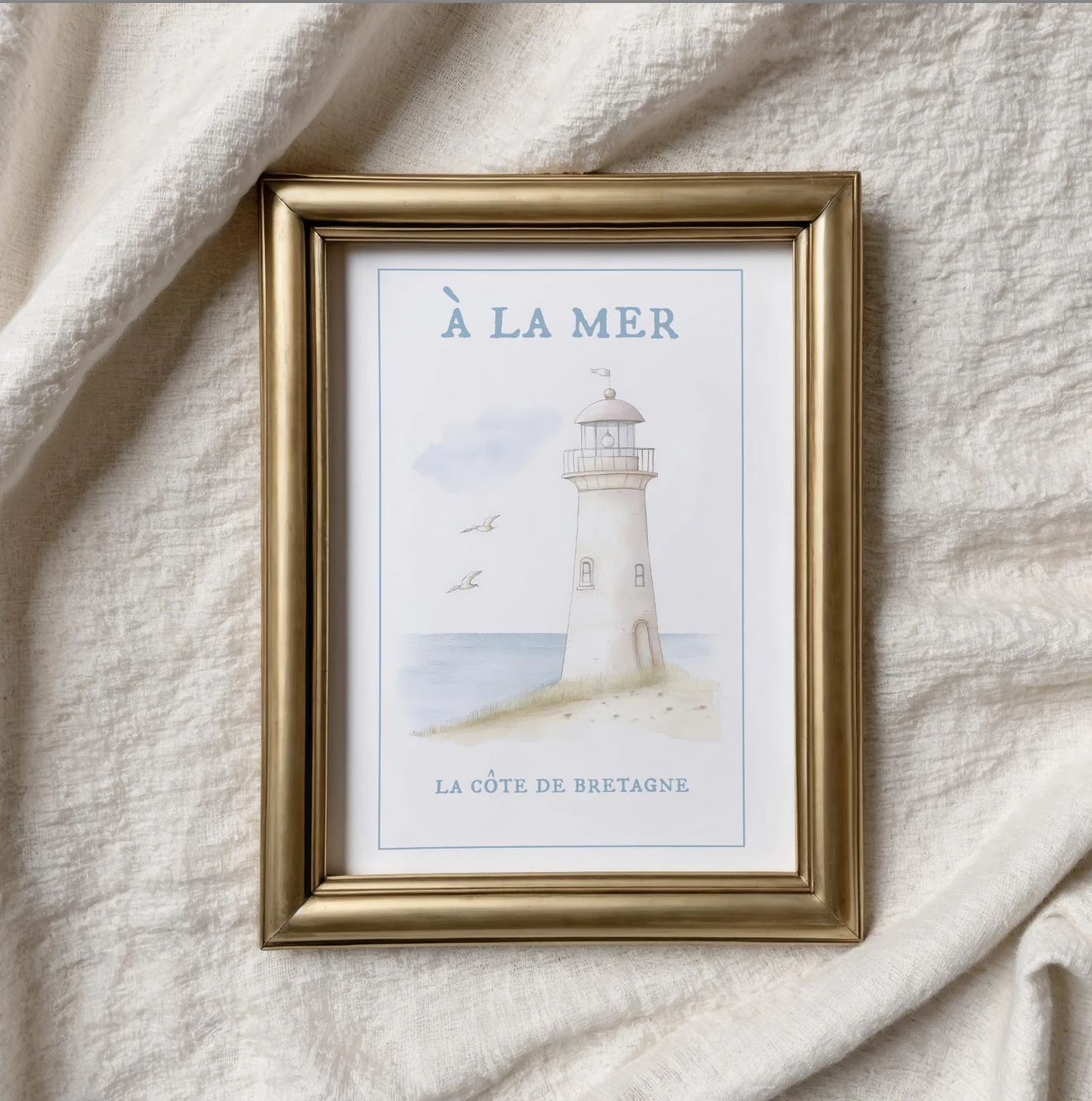 Lighthouse Print Nautical Kitchen Wall Art Nancy Meyers Style Decor - Image 10