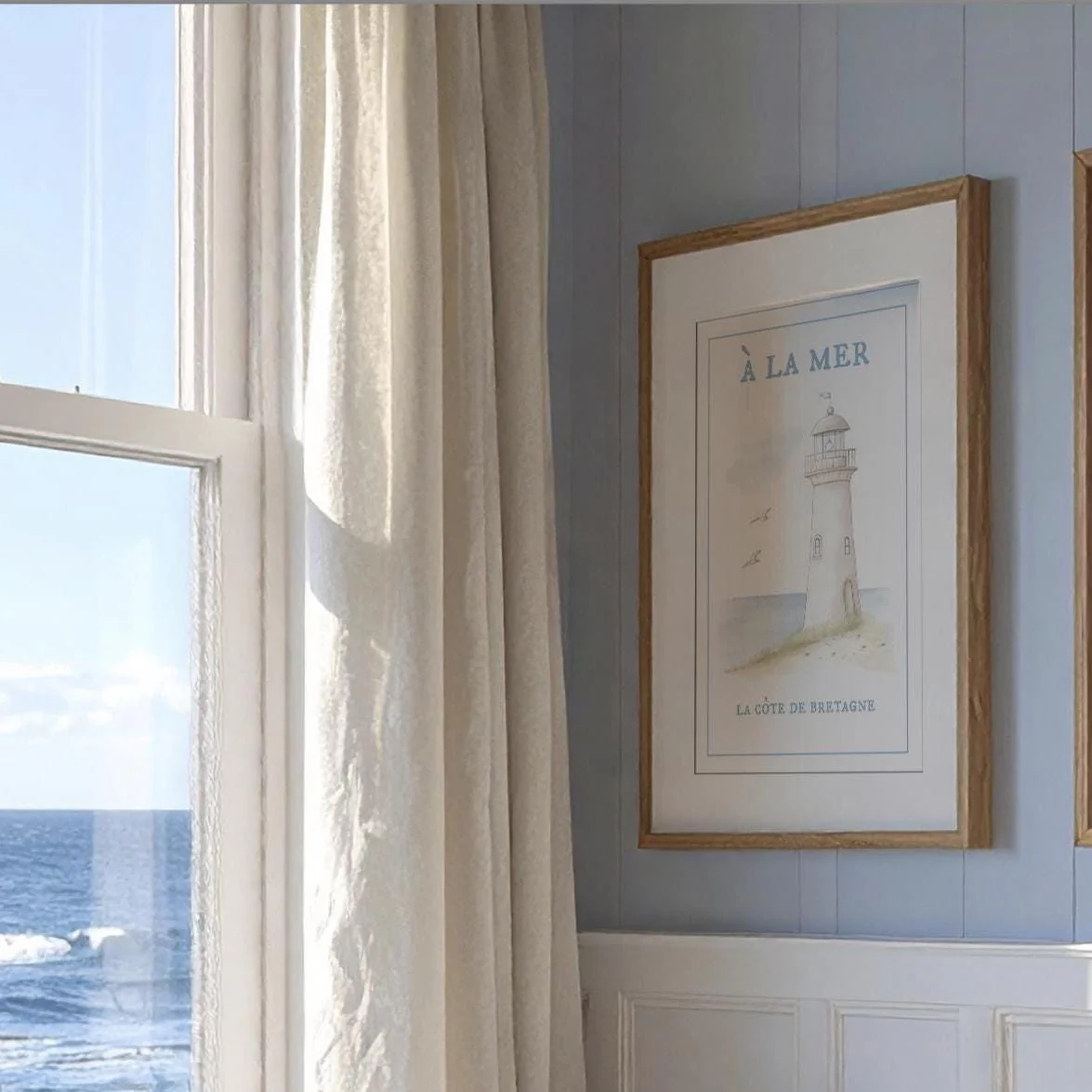 Lighthouse Print Nautical Kitchen Wall Art Nancy Meyers Style Decor - Image 6