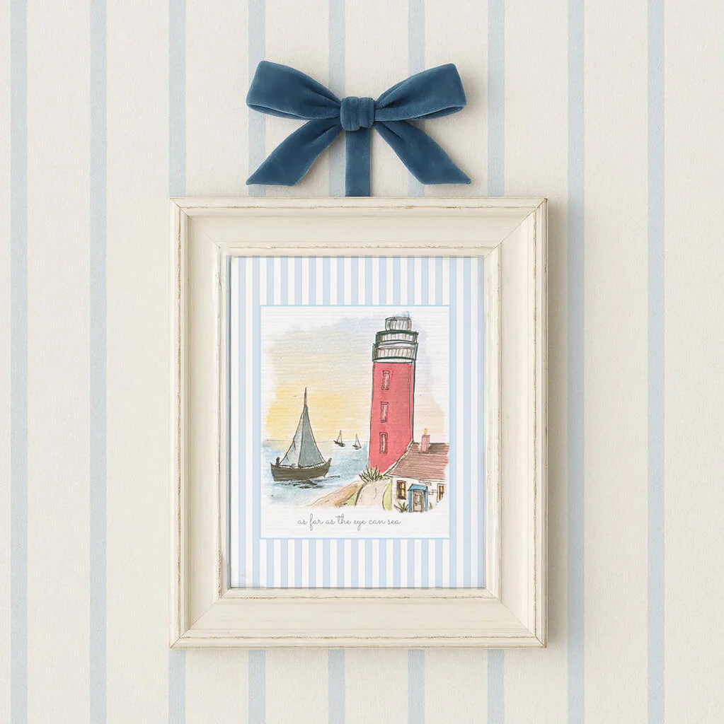Lighthouse Watercolor Illustration, Nantucket Artwork - Image 3