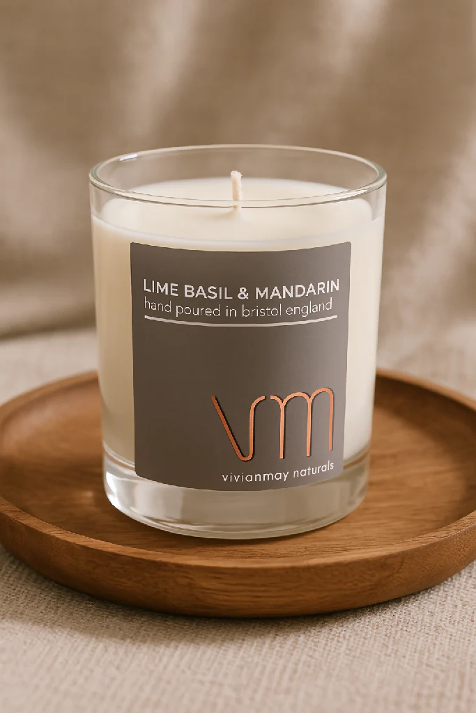 Lime Basil & Mandarin Soy Candle - Image 2