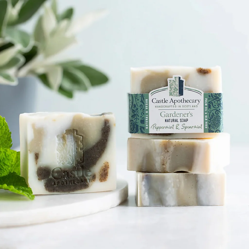 Limited Edition - Large Bar Peppermint & Spearmint Natural Bar Soap  *LIMITED EDITION*