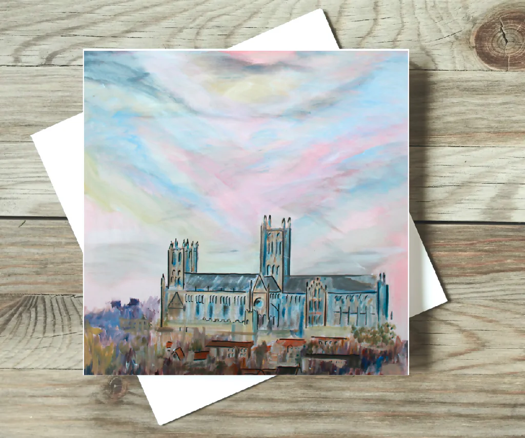 Lincoln Cathedral Greeting Card