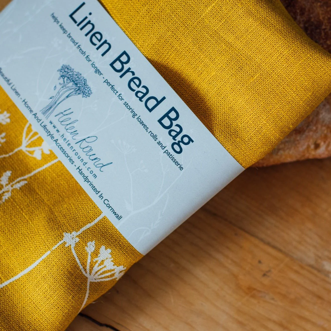 Linen Bread Bag - Hedgerow Collection - Image 6