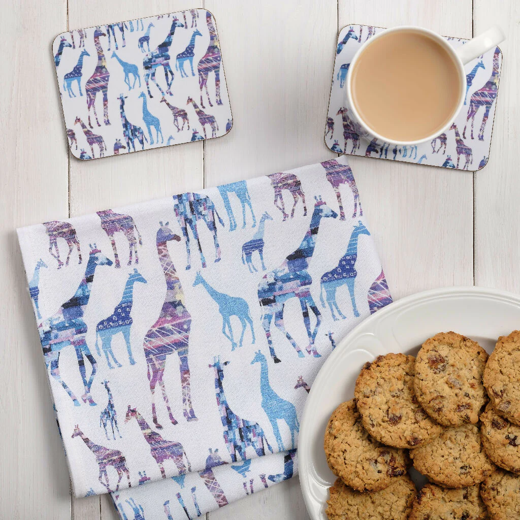 Linen Tea Towel - Animal Designs