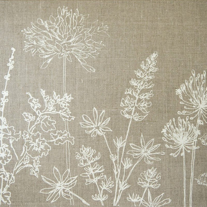 Linen Tea Towel With Garden Design - Image 3