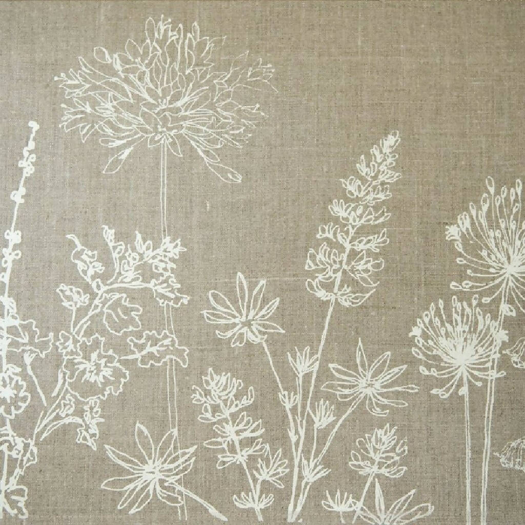 Linen Tea Towel With Garden Design - Image 5