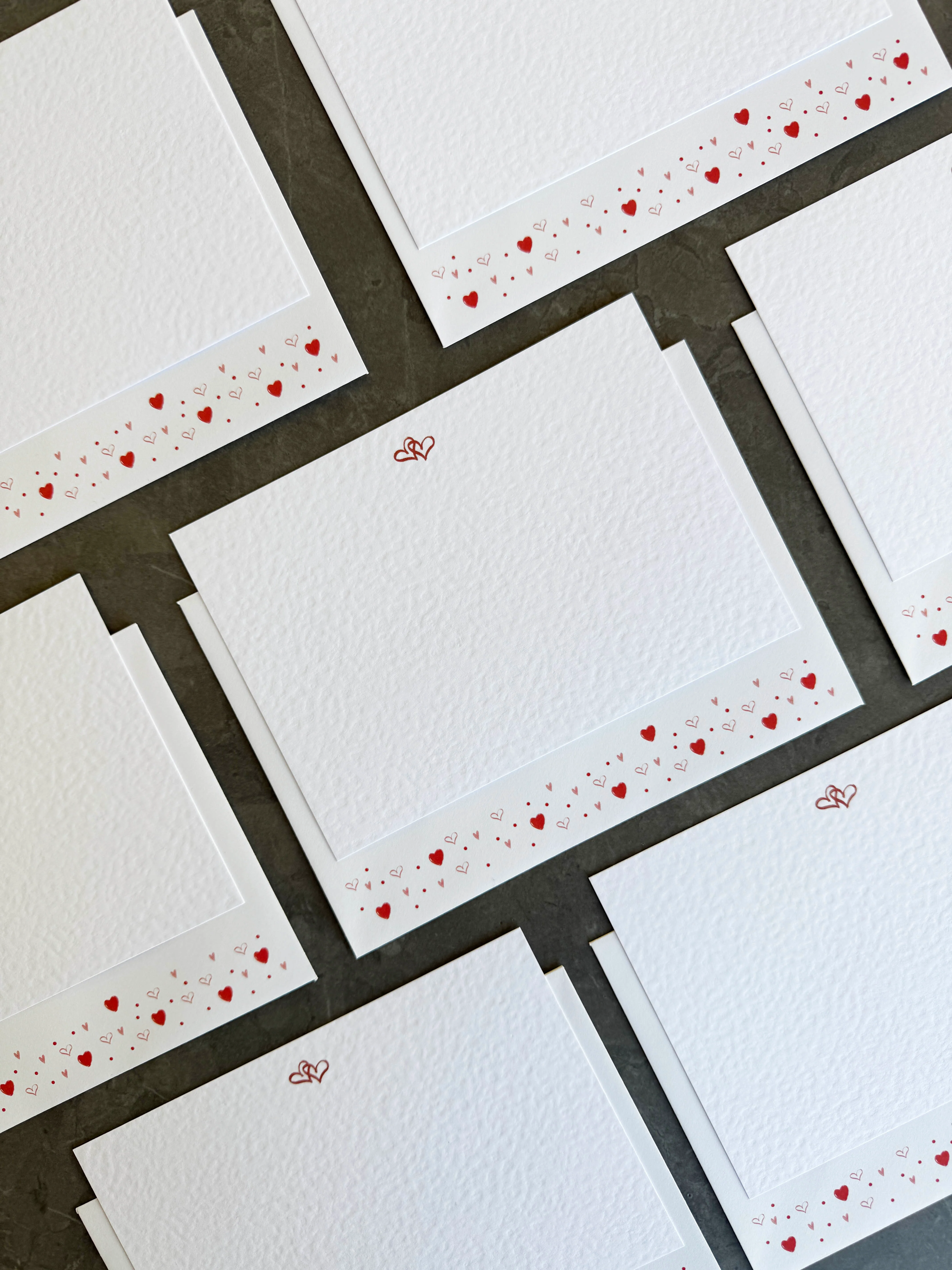 Linked Hearts Note Cards - Image 2