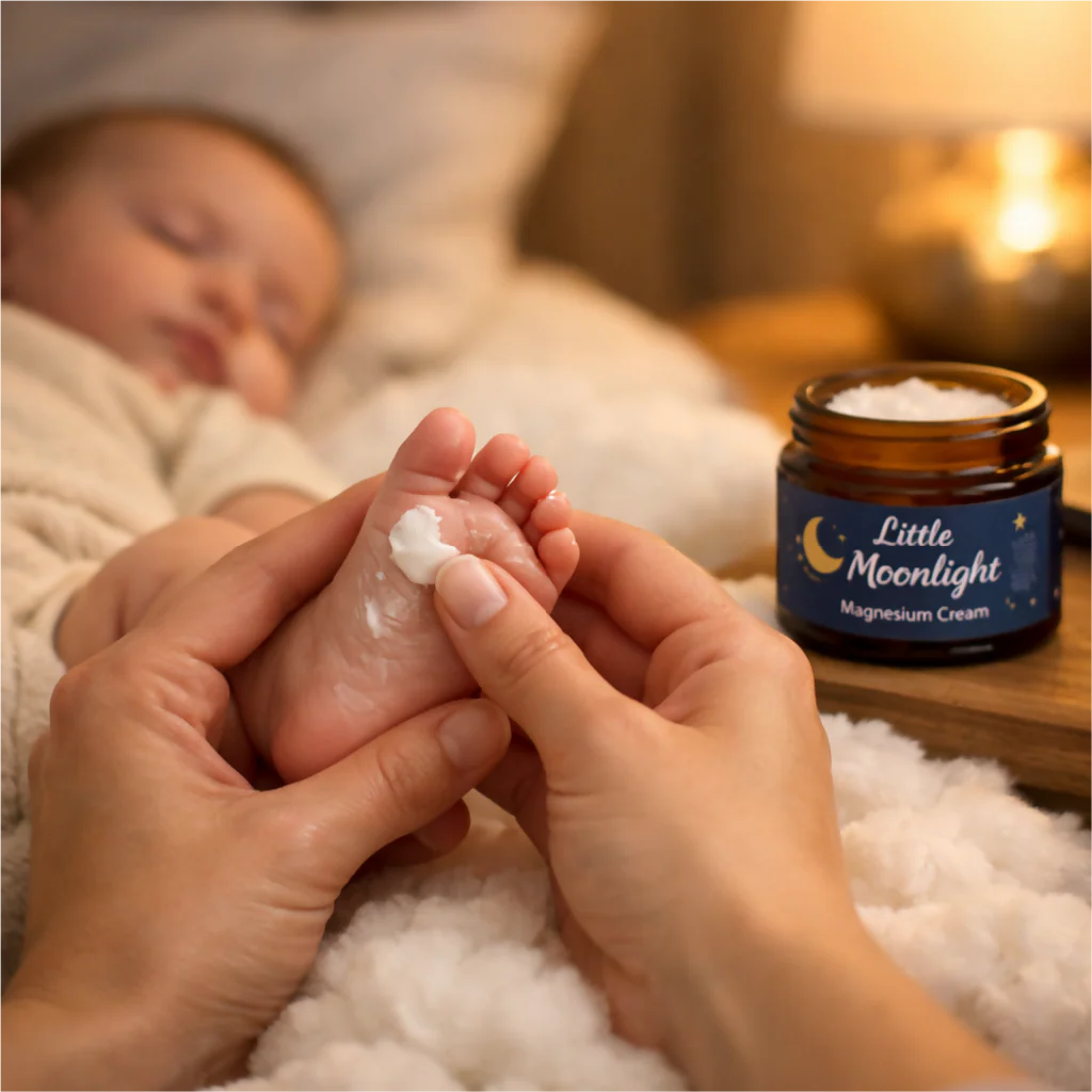 Little Moonlight Magnesium Cream for Babies and Children For Relaxing Bedtimes