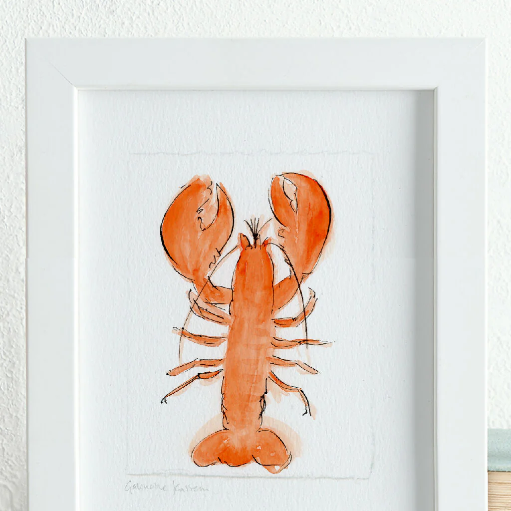 'Lobster Love' Framed Original Art - Image 2