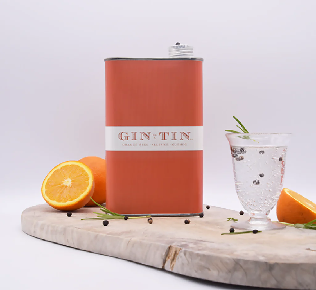 London Dry Orange Peel, Nutmeg & Allspice Gin In A Tin | 50cl Tin
