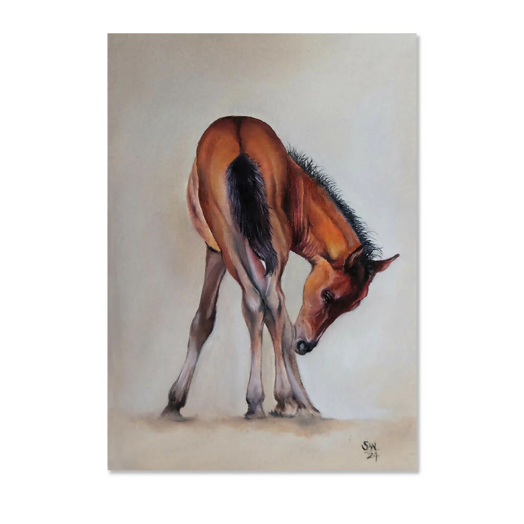 Long Legs - A5 Greeting Card - Image 2