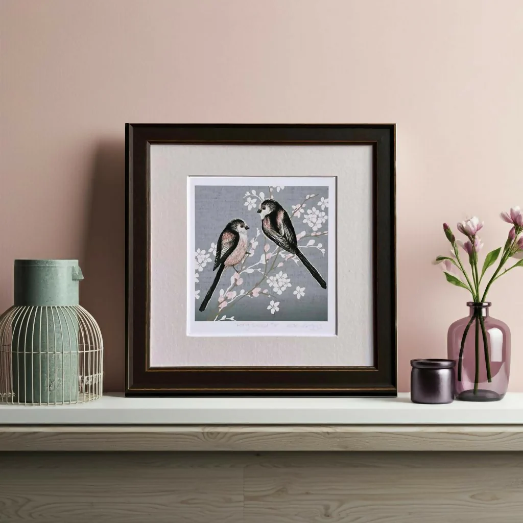 Long Tailed Tit -Signed and mounted Giclée Art Print