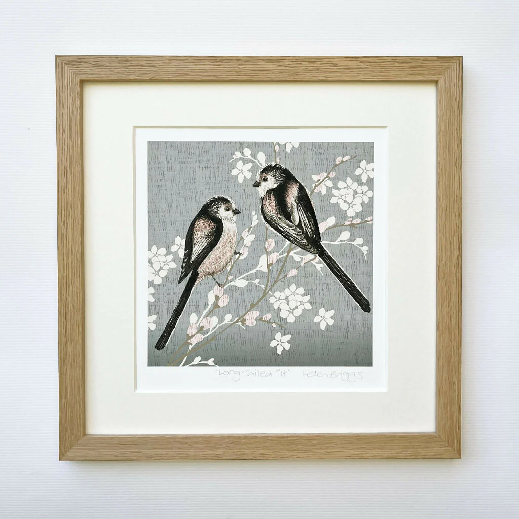 Long Tailed Tit -Signed and mounted Giclée Art Print - Image 5