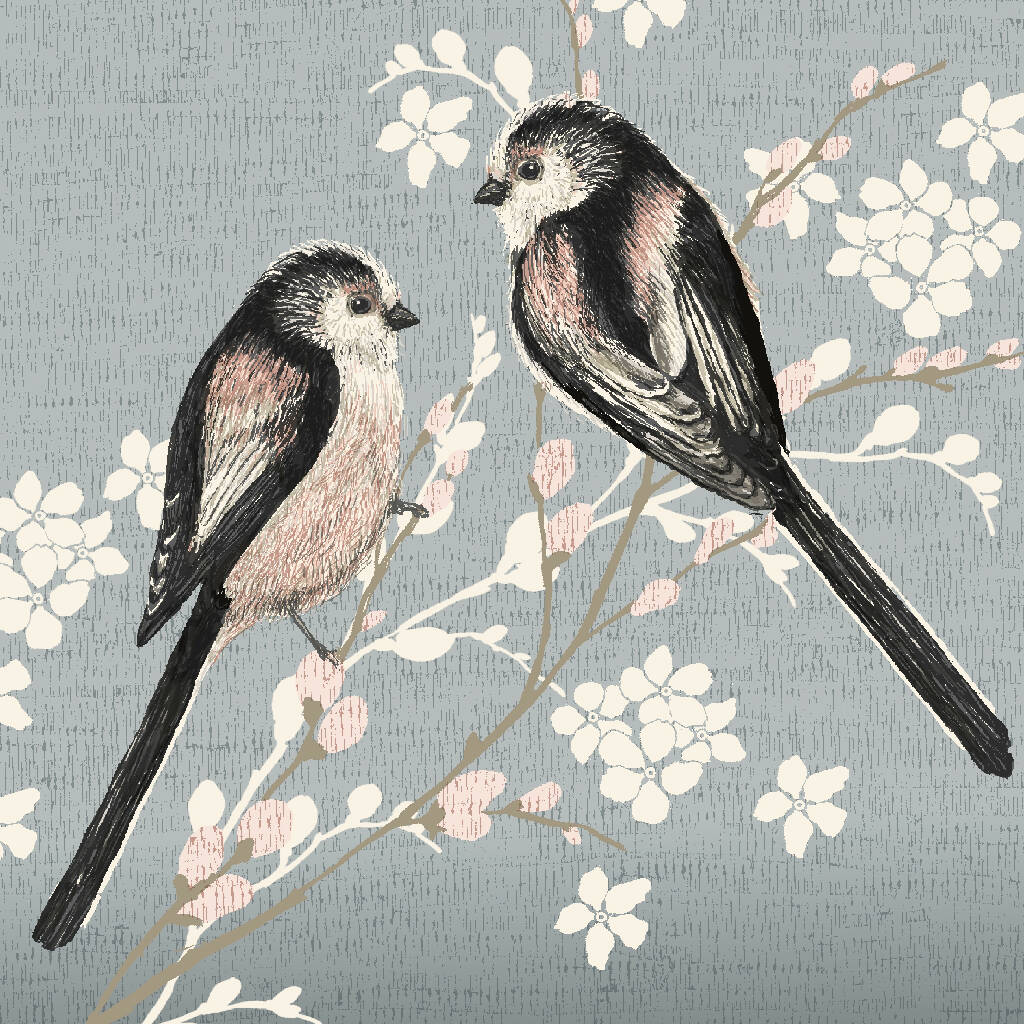 Long Tailed Tit -Signed and mounted Giclée Art Print - Image 6