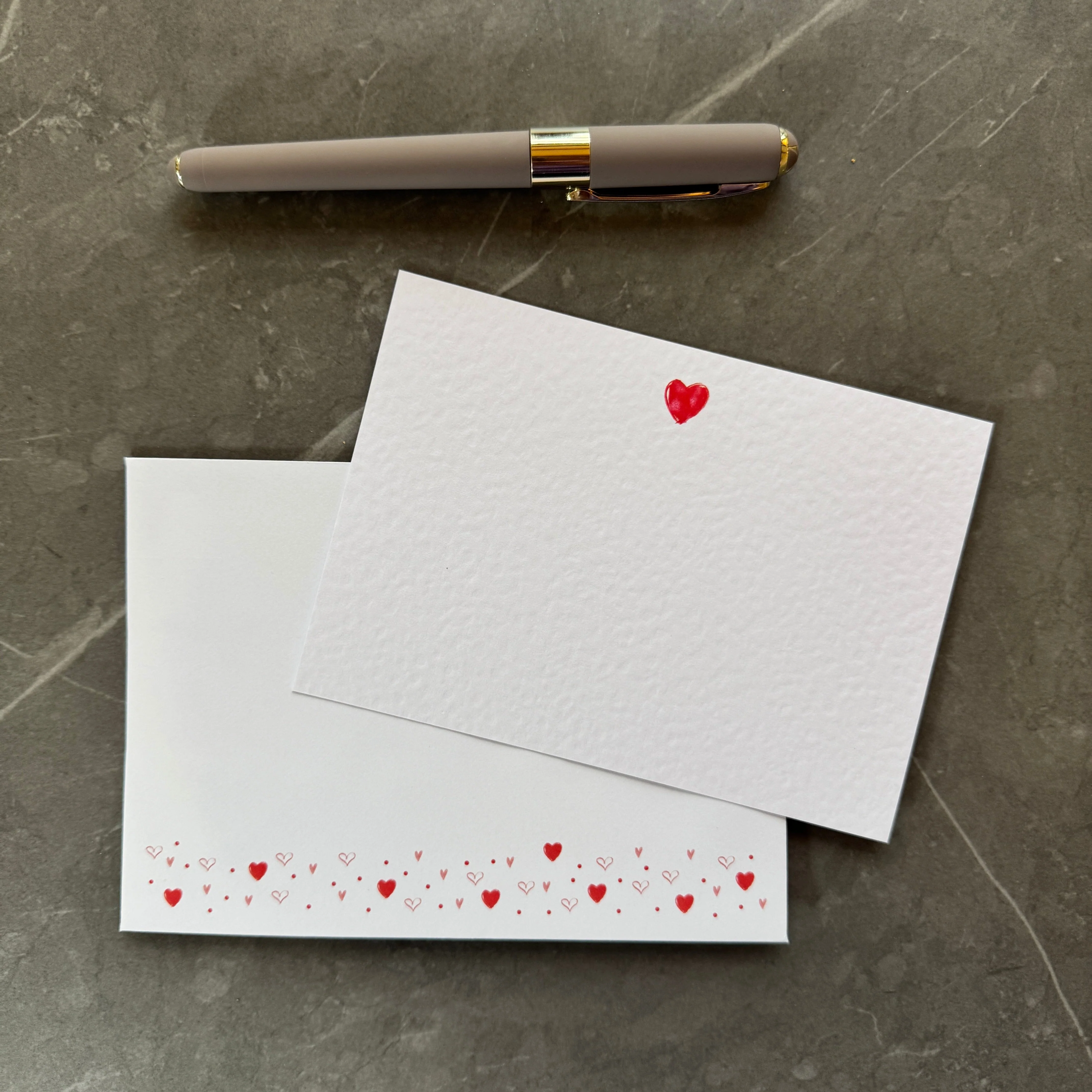Love Heart Note Cards - Image 3