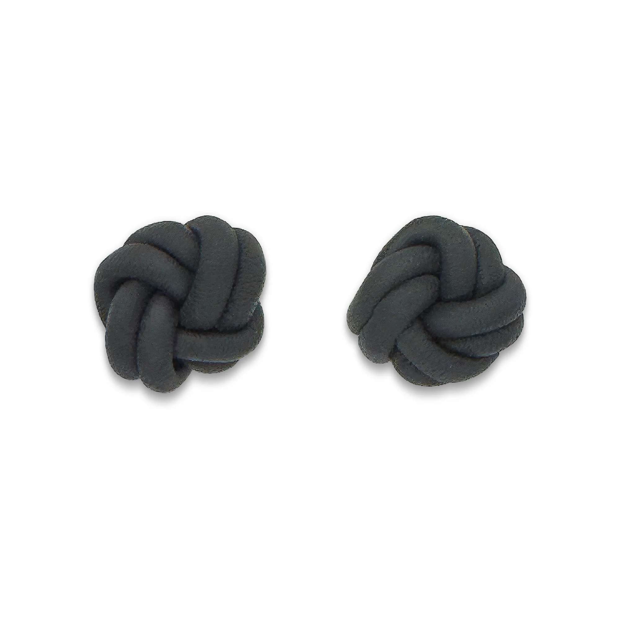 Love Knots | Black | Stud Earrings - Image 2