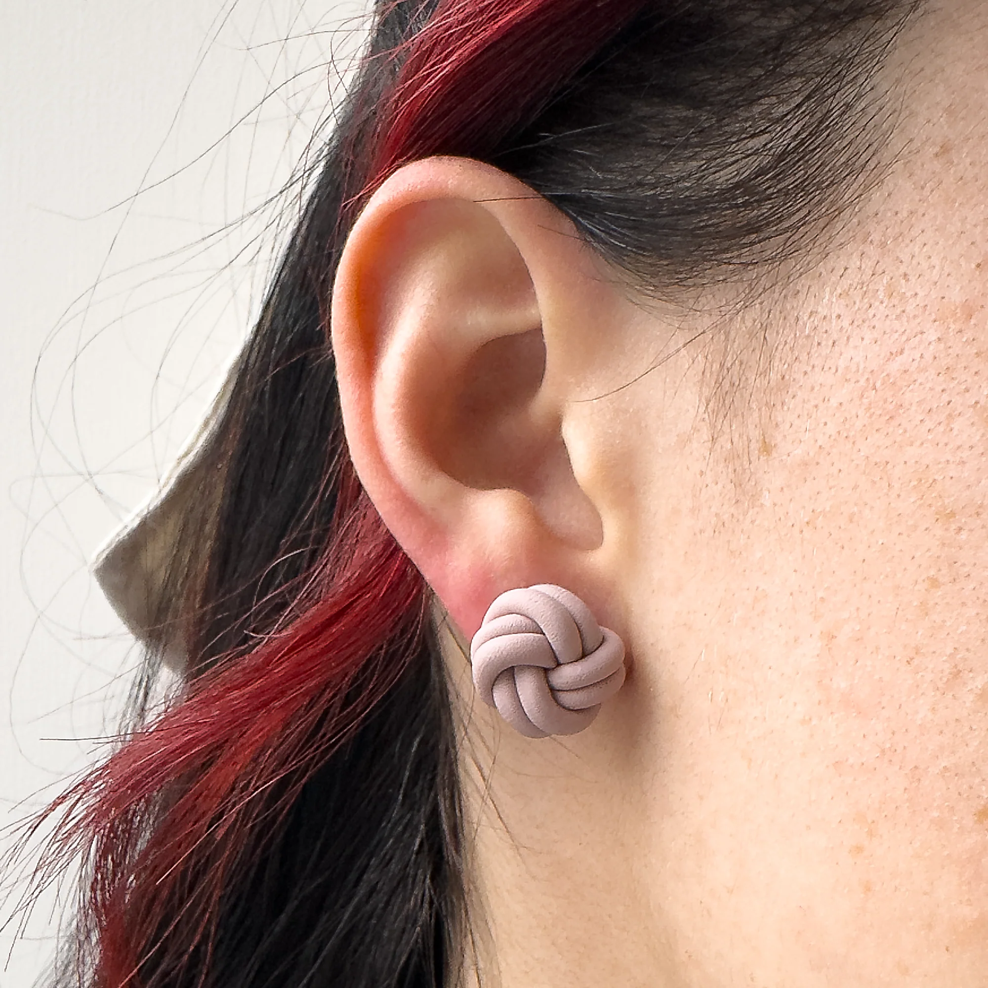Love Knots | Blush | Stud Earrings
