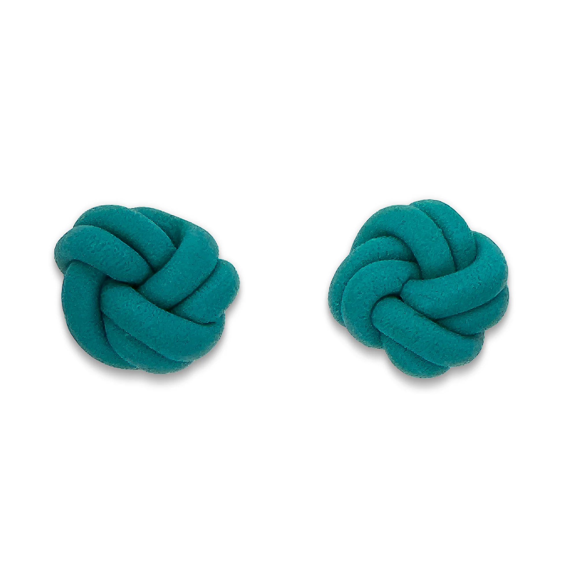 Love Knots | Teal | Stud Earrings - Image 2