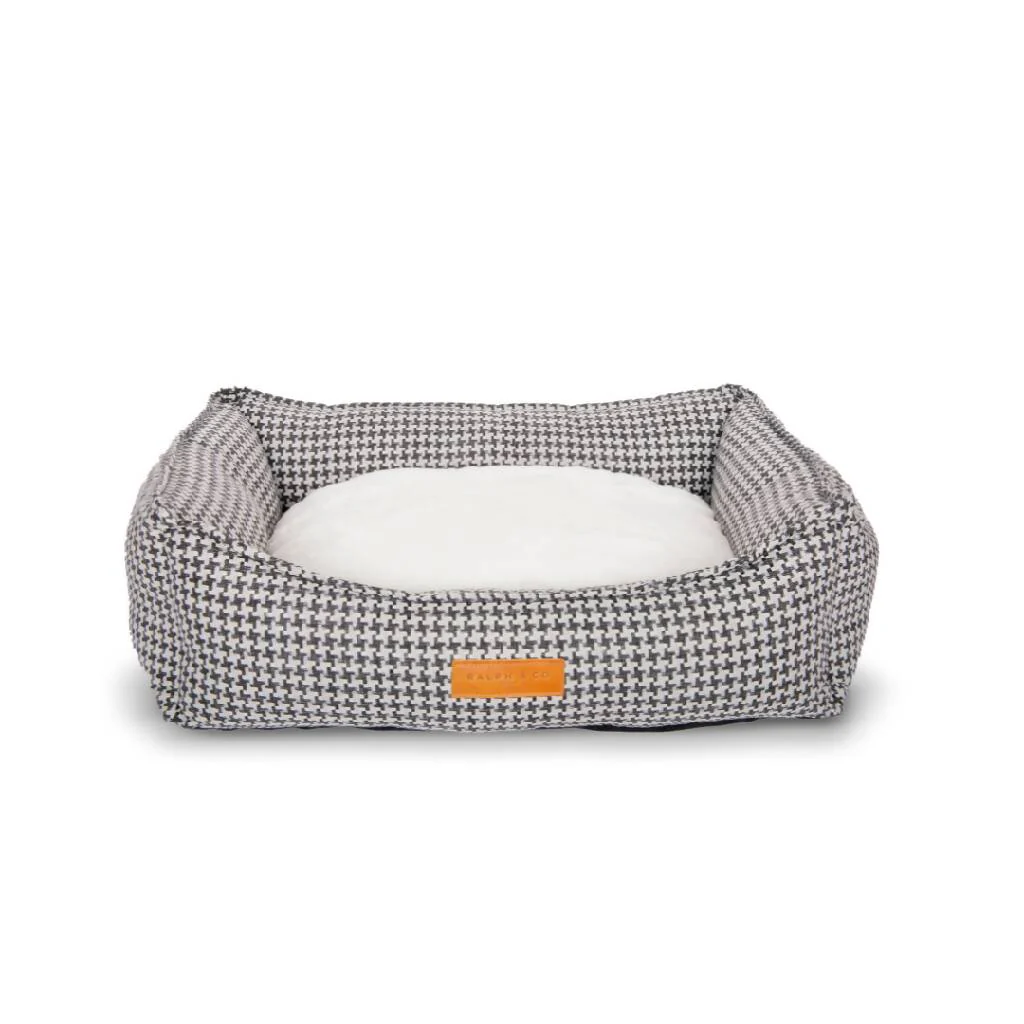 Luxury Houndstooth Dog Bed With Removable Covers | Kensington - Image 3