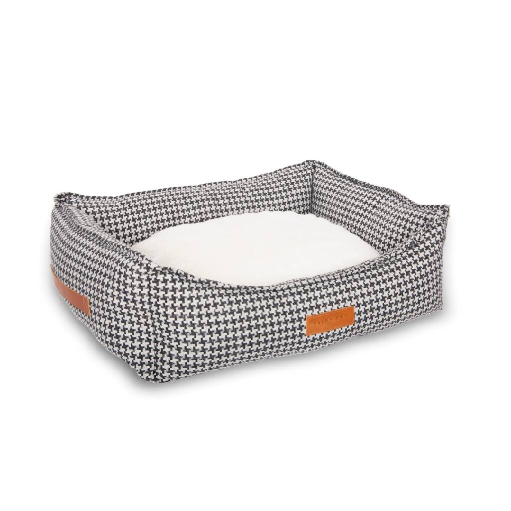 Luxury Houndstooth Dog Bed With Removable Covers | Kensington - Image 4