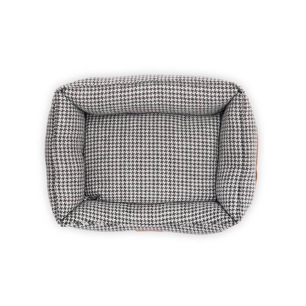 Luxury Houndstooth Dog Bed With Removable Covers | Kensington - Image 5