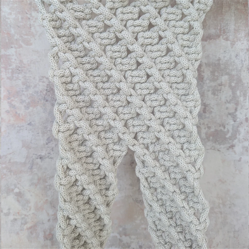 Macrame Wall Hanging Plant Display - Image 3