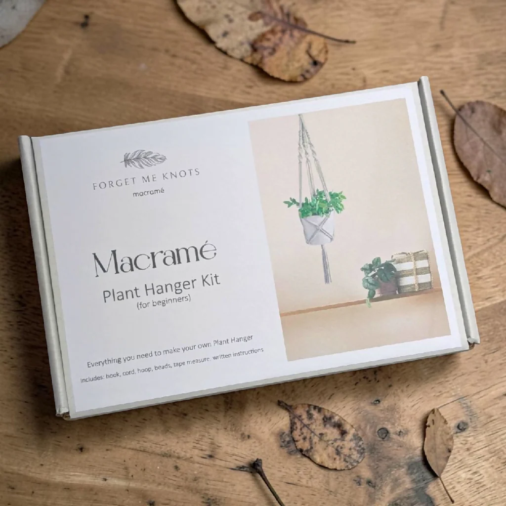 Macrame Plant Hanger Kit - Beginner