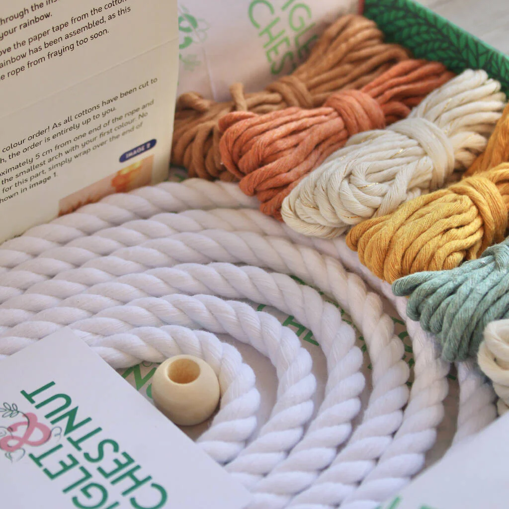 Macrame Rainbow Craft Kit - Image 2