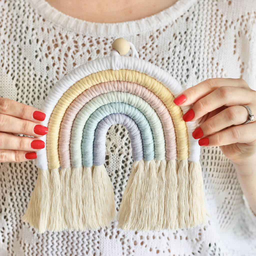 Macrame Rainbow Craft Kit - Image 3