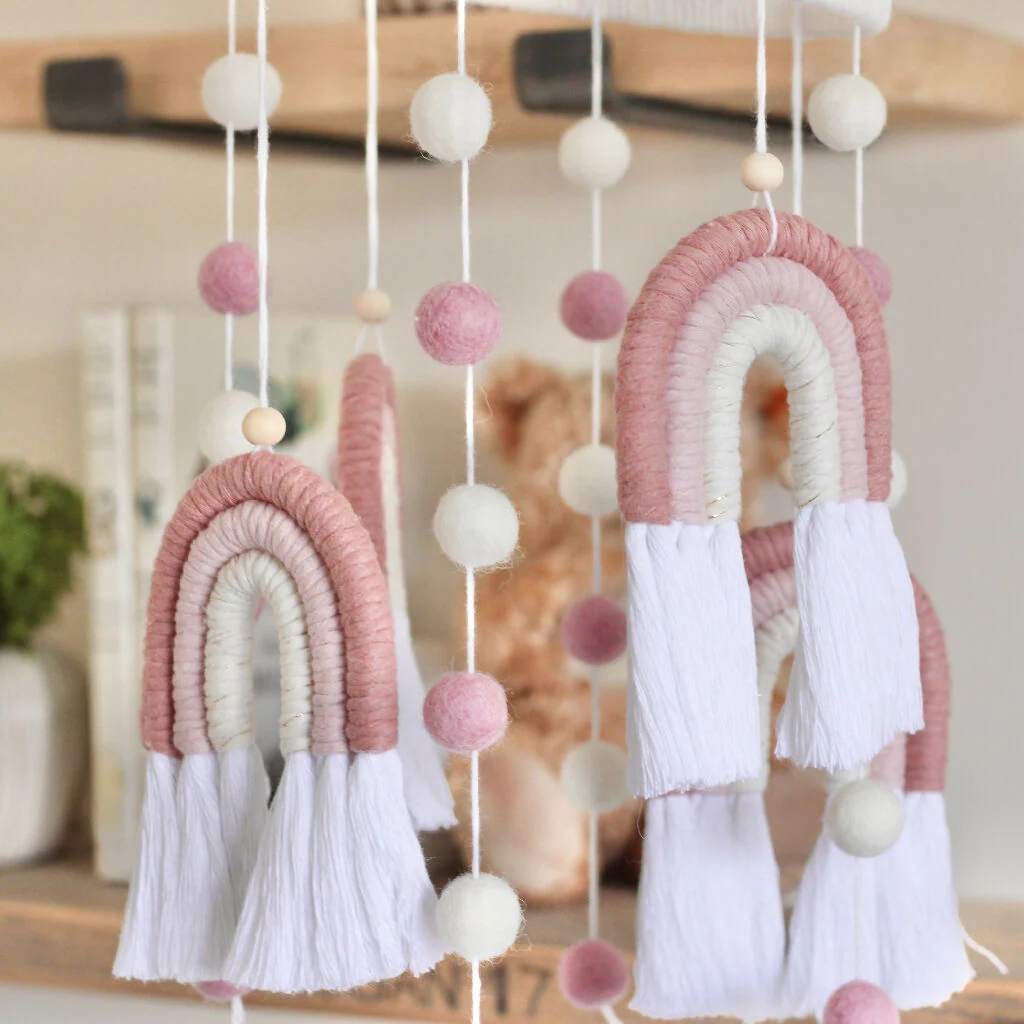 Macrame Rainbow Mobile - Image 6
