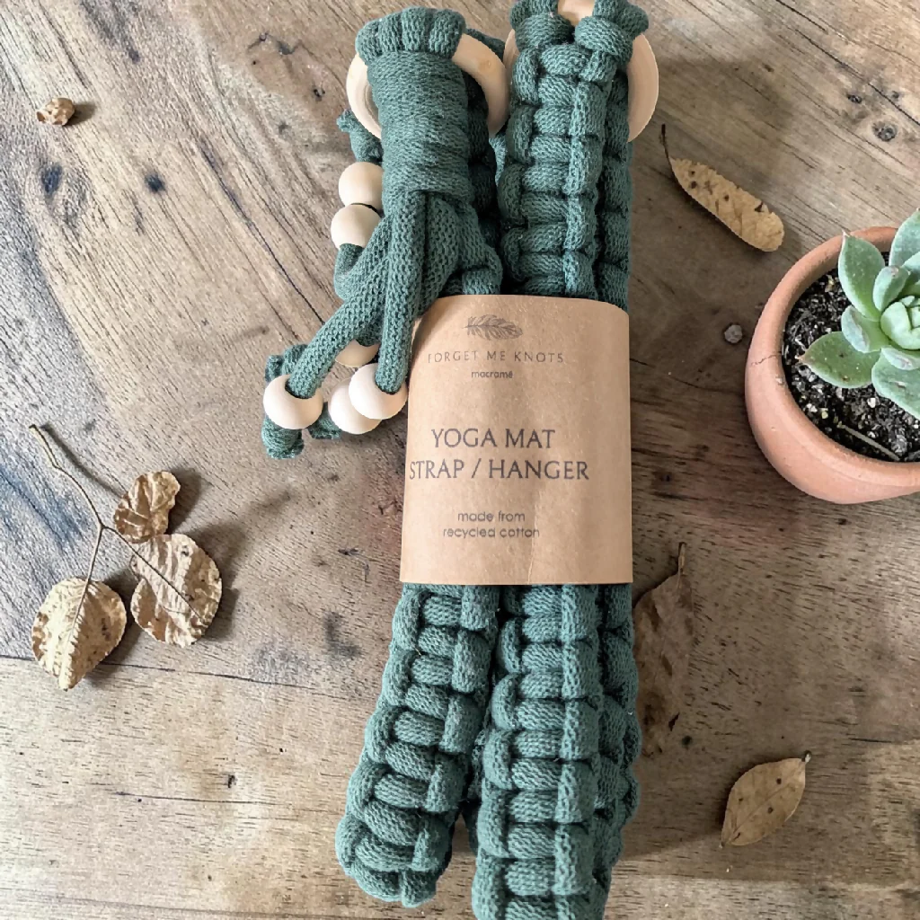 Macrame Yoga Mat Strap - Image 4