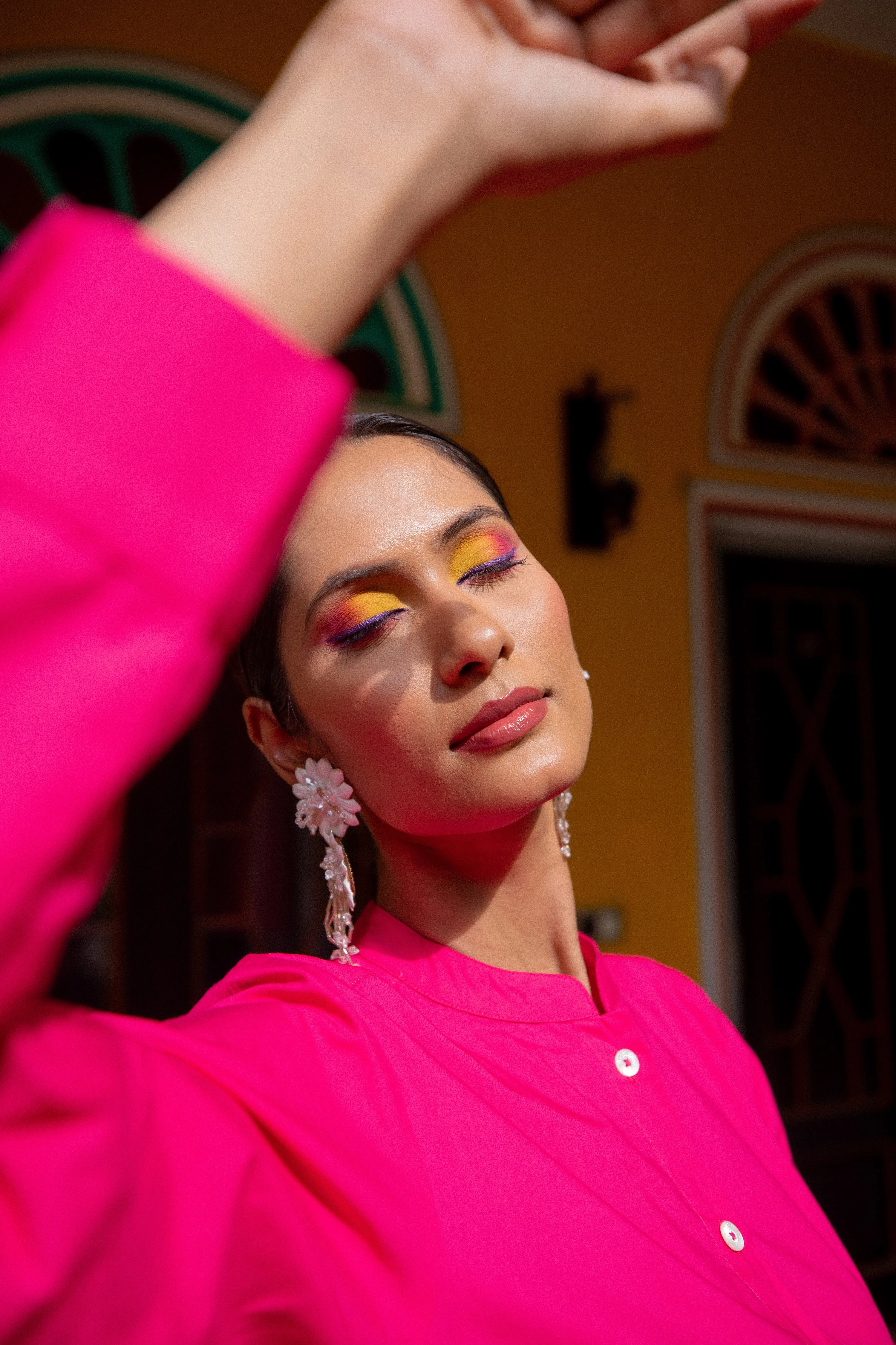 Malabar Oversized Shirt - Pink - Image 5