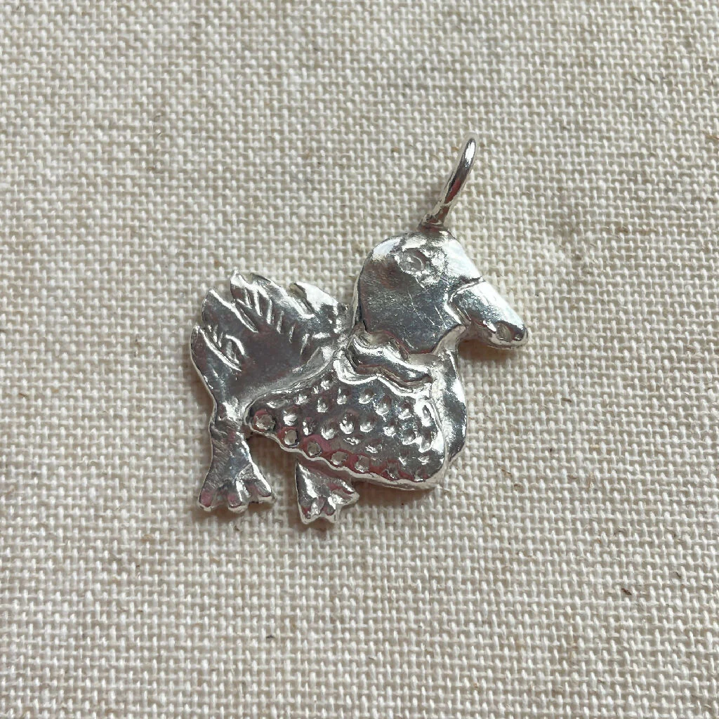 Mallard Sterling Silver Pendant necklace - Image 3