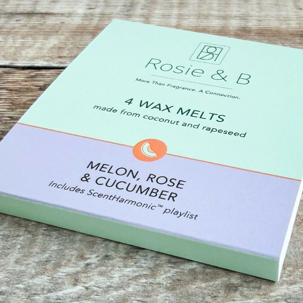 Melon, Rose & Cucumber Wax Melts - Image 4
