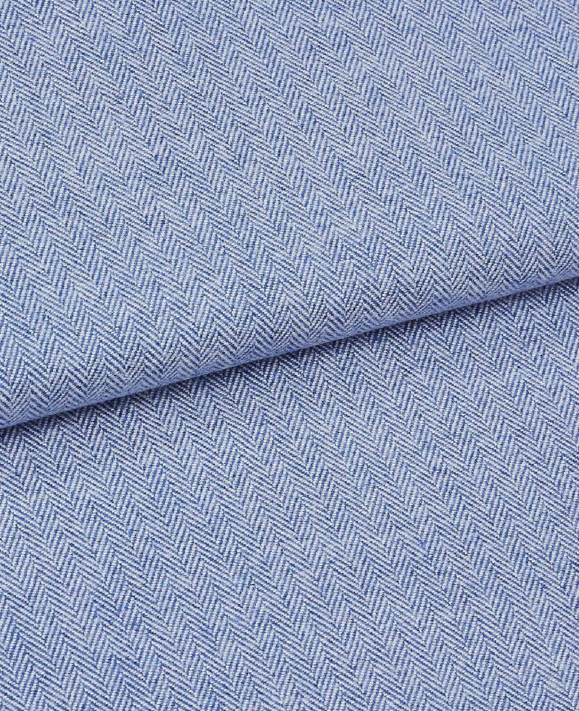 Men's Brushed Cotton Herringbone Nightshirts - Image 4