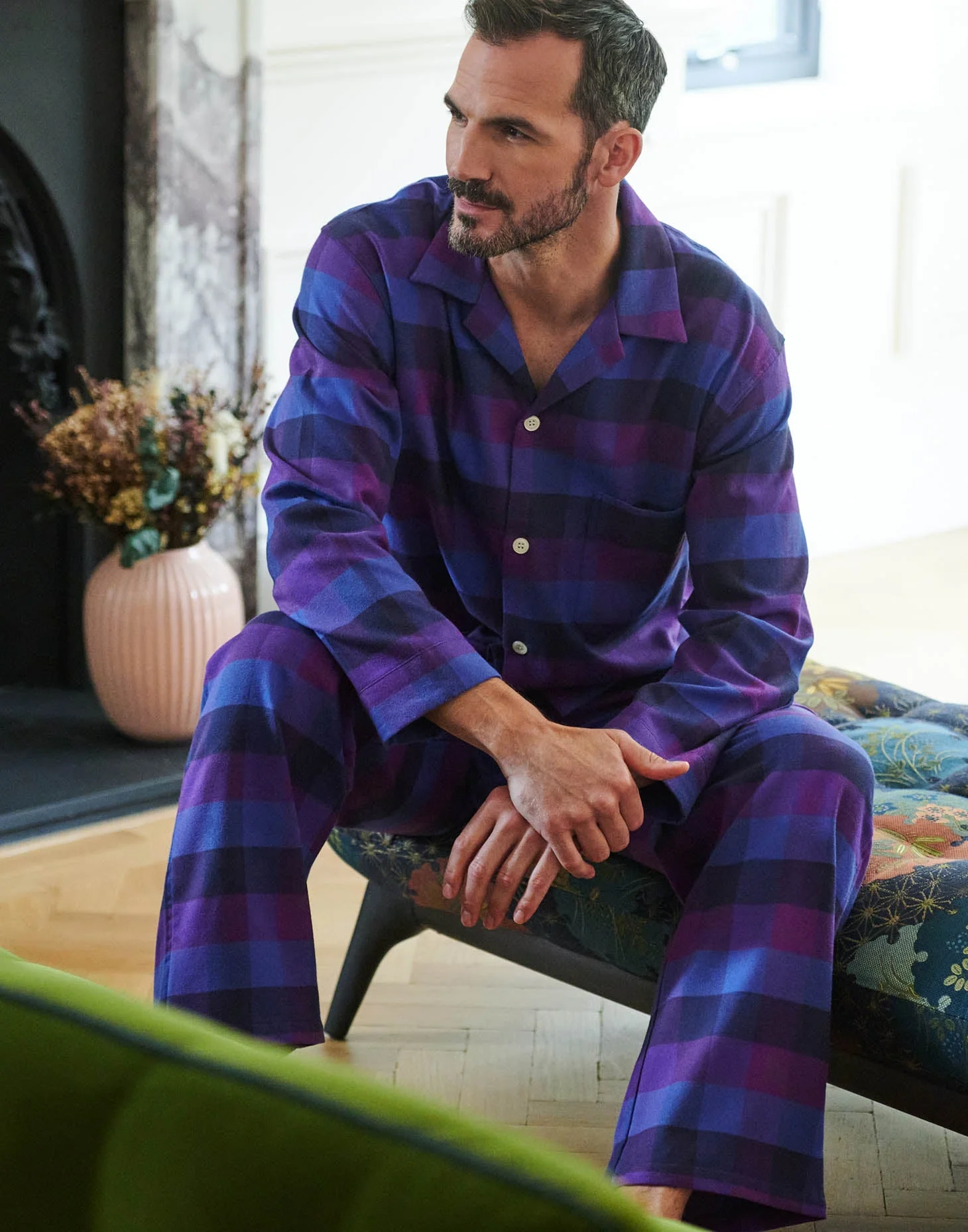 Men's Brushed Cotton Pyjama Set – Berwick Check