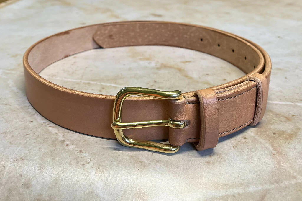 Men's Leather Belt - Image 4