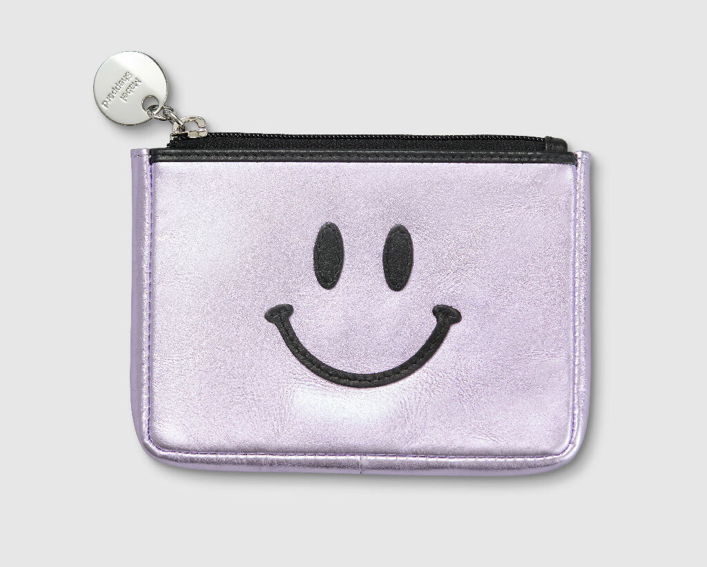Mabel Sheppard Metallic Leather Happy Purse
